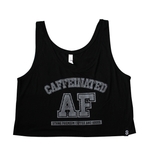 Caffeinated AF Flowy Boxy Crop Tank