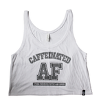 Caffeinated AF Flowy Boxy Crop Tank