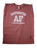 Caffeinated AF Flowy Muscle Tee